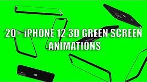 20+ BEST Iphone 12 Green Screen 3D Animations|| Free footage