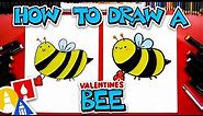 How To Draw A Valentine's Bee
