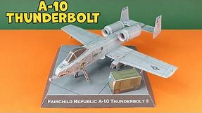 A-10 Thunderbolt II full video build | Paper Airplane 3D model How to Build A-10 Thunderbolt II