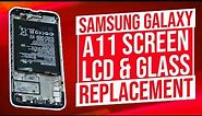 Samsung Galaxy A11 screen / LCD & Glass replacement DETAILED