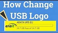 How To Change Usb Logo or Pendrive Icon। EraIT