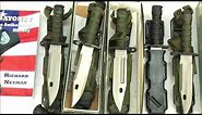 Buck 188 Phrobis M9 Bayonet MFK CUK Knife Collection History Review