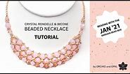 DIY Rondelle and Bicone Beaded Necklace Tutorial