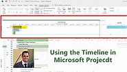 How to use the Timeline in Microsoft Project