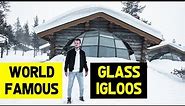 GLASS IGLOO & LOG CABIN TOUR at Kakslauttanen Arctic Resort Finland