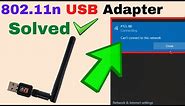 Solved: Can't Connect to this Network WIFI Realtek RTL8188 USB Wireless 2.0 Network Adapter