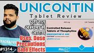 Unicontin E 400 mg Tablet Review | Theophylline Uses,Dose,Precautions & Side Effects In Hindi