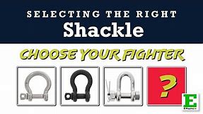 How to Choose the Right Rigging Shackle - What WLL, Bow-type, and Pin-Type Do You Need?