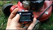 Lawnmower Tachometer / Hour Meter Install w/ Recall Fuction