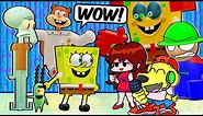 SPONGEBOB MEETS FNF! Friday Night Funkin vs Dave and Bambi PINEAPPLE EDITION - FNF Mods 163