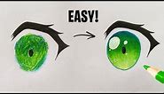 How to Color Anime Eyes - Step by Step Tutorial for Beginners
