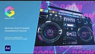 Boombox Audio Visualizer After Effects Template - Customization Tutorial