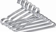 Wire Hangers, Clothes Hangers 50 Pack Heavy Duty Stainless Steel Metal Pants Hangers 16.5inch