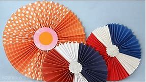 How to Make an Independence Day Paper Rosette