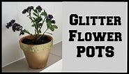 DIY Glitter Flower Pot | How to make Glitter Flower Pots | Ali Coultas