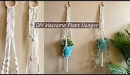 DIY/Easy Macrame Plant Hanger/Macrame Tutorial/Plant Hanger With Beads/#2/2021