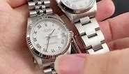 Rolex Datejust White Roman Dial Watches Review | SwissWatchExpo