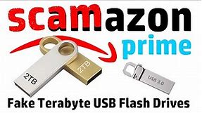 Fake Terabyte USB Flash Drives - Now Available On Amazon Prime!