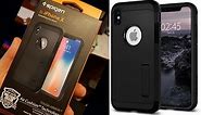 Spigen Tough Armor Case for iPhone X (10) and Screen Protector