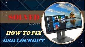 How to remove 𝐎𝐒𝐃 𝐋𝐨𝐜𝐤𝐨𝐮𝐭 in HP monitor Z24n | fix 𝐎𝐒𝐃 𝐋𝐨𝐜𝐤𝐨𝐮𝐭 HP monitors | power button lockout