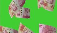 100000 Indonesian Rupiah on Green Screen Background | FREE TO USE