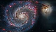 The Whirlpool Galaxy: Visible and X-ray Views [UltraHD]