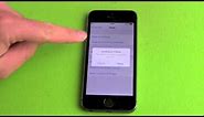 iPhone 5s Erase All Content and Settings