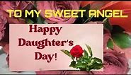 Happy Daughters Day/Rashtriya balika diwas/International/Daughters/Day/24 January/daughters day