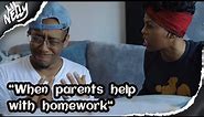 When parents help with homework