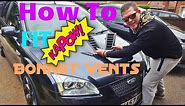 #6 Bonnet Air Vents install - Ford Focus ST Mk2 @@How to install@@