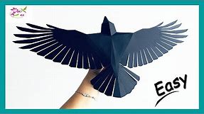 How to make Flying crow craft | Flying crow craft - easy to make