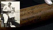 1-of-a-kind bat autographed by Babe Ruth up for auction in Milwaukee