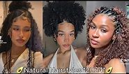 Natural Hairstyles Compilation For Baddies 🥑 *2024*