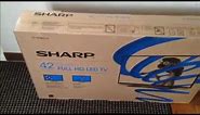 Unboxing: 42" SHARP 1080p LC-42LB261U LED TV