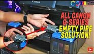All Canon G Series Printer Empty Pipe Solution Beginner's Guide with English CC | INKfinite