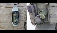 Trigger pouch - quick release grenade - flash bang holster