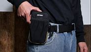 OneTigris Cell Phone Holster - Phone Belt Holder Molle Phone Pouch Cell Phone Holder for Belt with Loop, Cell Phone Pouches EDC Utility Gadget Waist Bag Zipper for Screen Size 4.7"-6.7"
