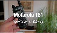 Motorola TLKR T81 Hunter - 2 Way Radio (Review and Range Test)
