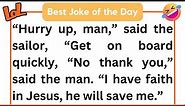 🤣 BEST JOKE OF THE DAY | A man had been shipwrecked on a desert island | Funny Jokes 😂