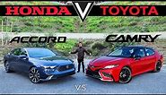 FAMILY RIVALS! -- 2023 Honda Accord vs. 2023 Toyota Camry: Comparison