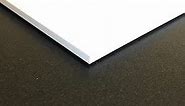 Expanded PVC Sheet – Lightweight Rigid Foam – 3mm (1/8 inch) – 12 x 12 inches – White – Ideal for Signage, Displays, and Digital/Screen Printing