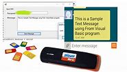 Send Text Messages or SMS using Modem in VB.Net