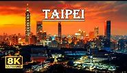TAIPEI Taiwan 🇹🇼at Day Time ,A Modern Cosmopolitan Metropolis 8k 60Fps Drone Video