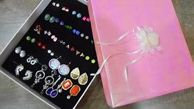 DIY: How to make Earring Holder/Organizer | AV VISUALS Wardrobe Jewellery Organiser Tutorial