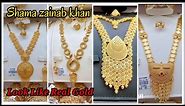 Artificial Gold Jewellery Saudi Arabia latest designs | Look Like Real Gold@Shamazainabkhan