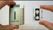 World's smallest Microcassette recorder - Olympus L400
