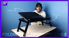 Foldable Multipurpose Wooden Laptop Table - You'll Need This!