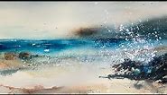 Real Time Atmospheric Abstract Watercolour Seascape Tutorial
