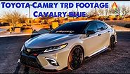 Toyota Camry TRD V6 Cavalry Blue 2022 - Modded Walkaround with roller shots in Las Vegas @ AIRWICTRD