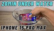 iPhone 15 Pro Max WATER TEST | 20 min Under Water